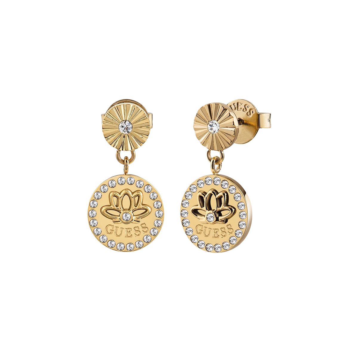 BOUCLES D'OREILLES GUESS FEMME SIMPLE ACIER